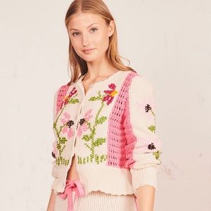 NWT LoveShackFancy Flossie sweater